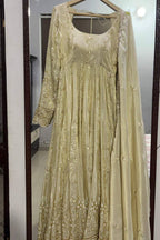 Luxe Ivory Heavy Embroidered Suit Set