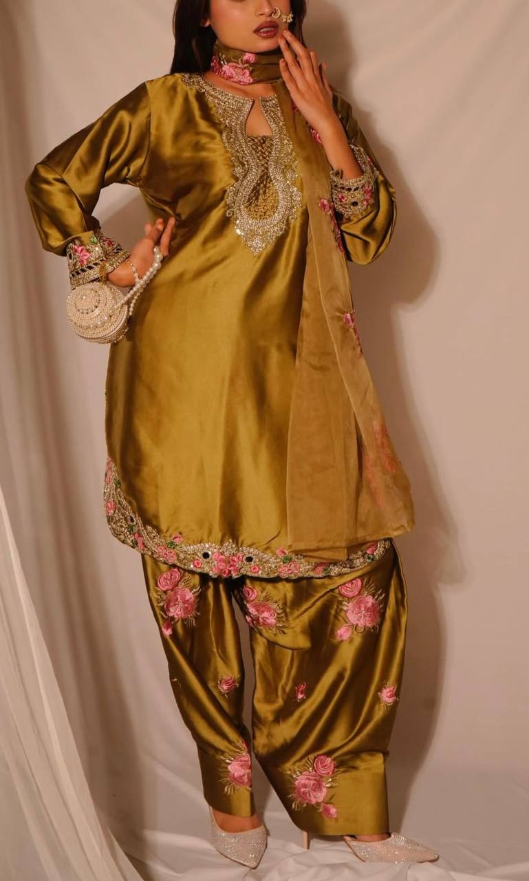 Kresha Heavy Party Wear Farshi Salwar Set