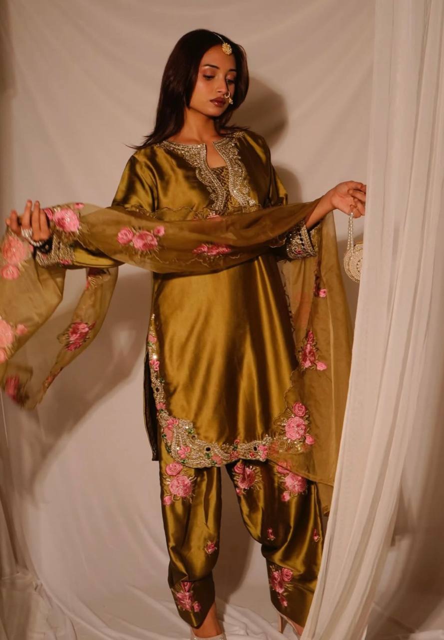 Kresha Heavy Party Wear Farshi Salwar Set