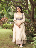 Kiara Ivory Anarkali Set