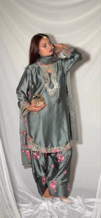 Kresha Heavy Party Wear Farshi Salwar Set