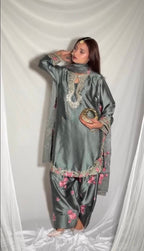 Kresha Heavy Party Wear Farshi Salwar Set