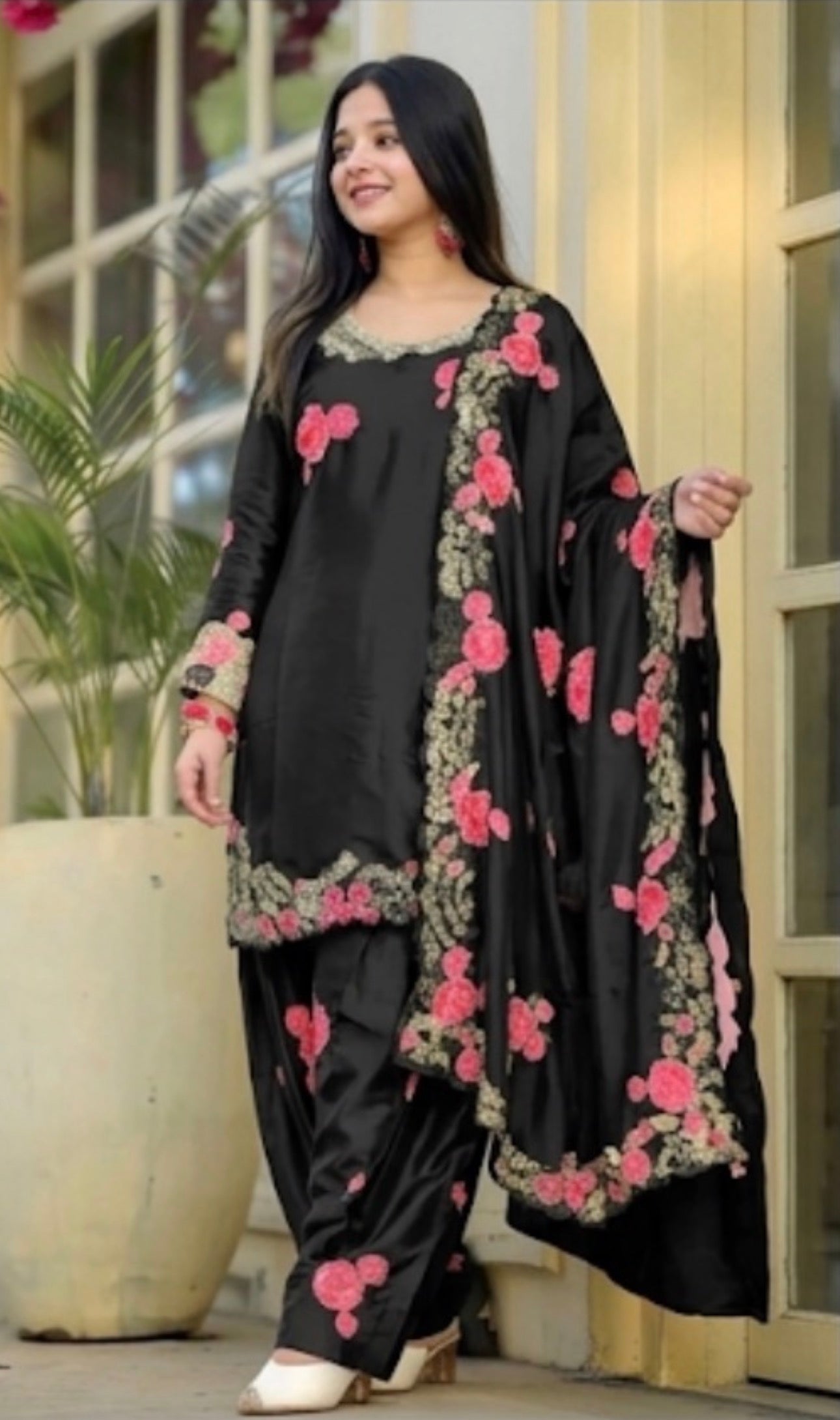 Kresha Heavy Party Wear Farshi Salwar Set