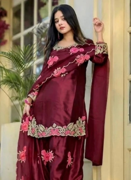 Kresha Heavy Party Wear Farshi Salwar Set