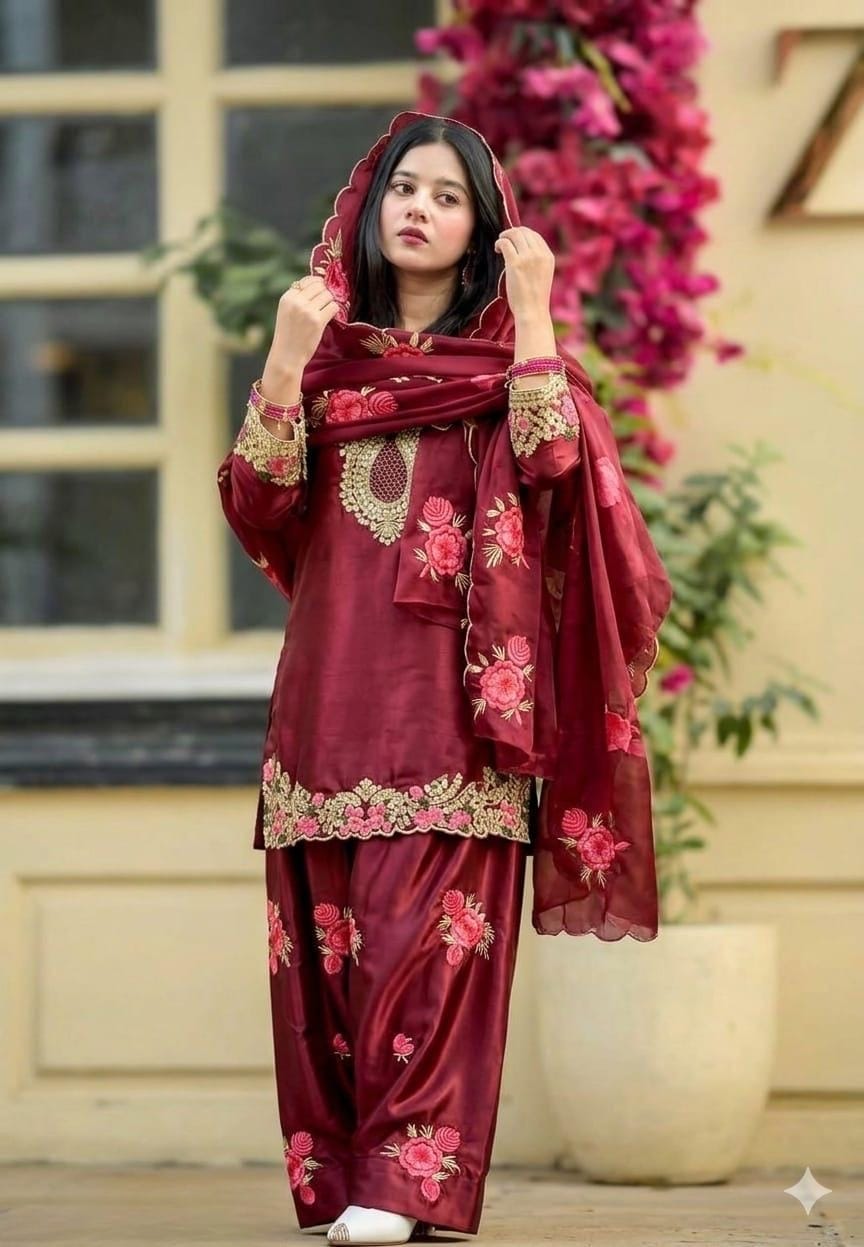 Kresha Heavy Party Wear Farshi Salwar Set