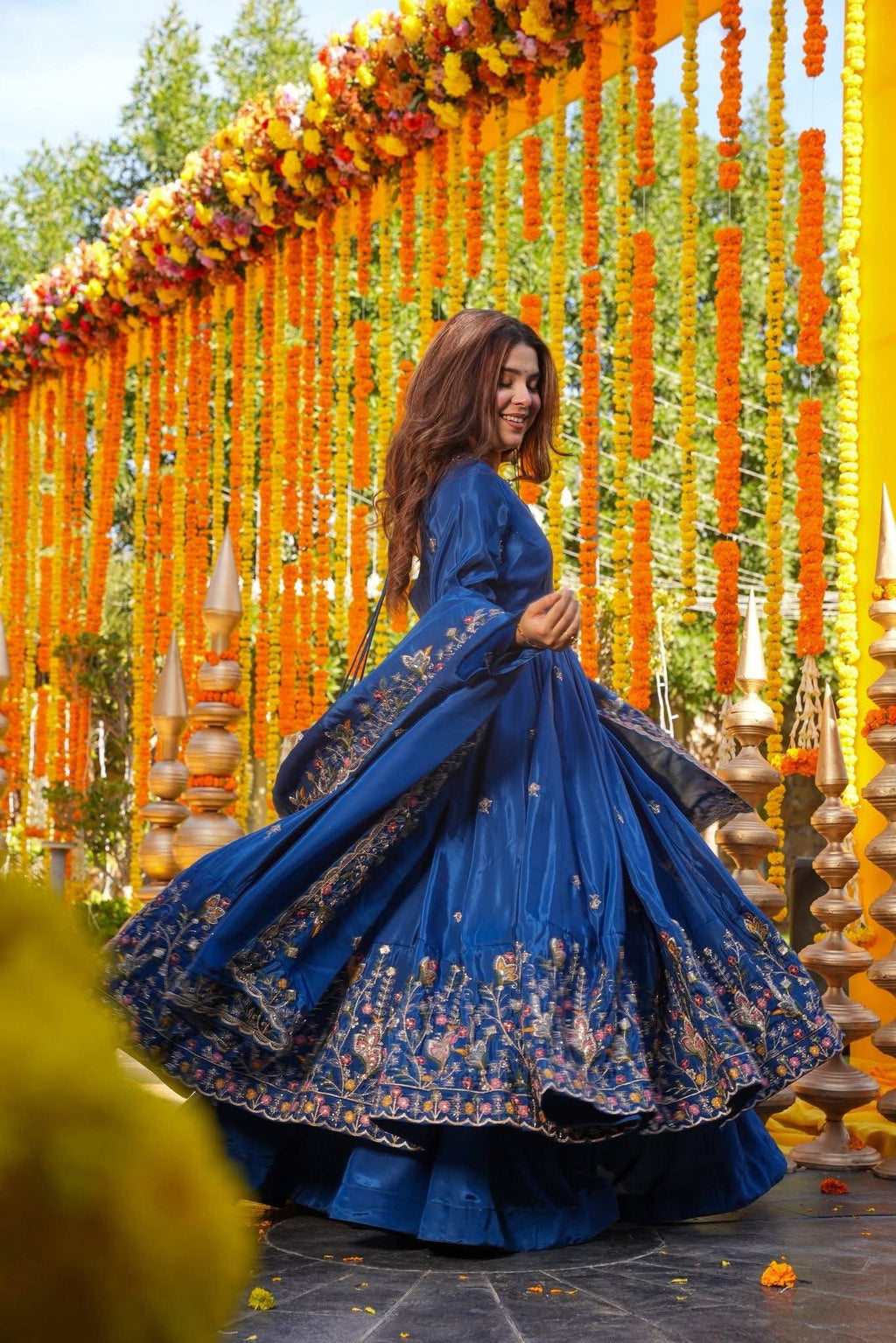 Bluvara Wedding Wear Anarkali Set