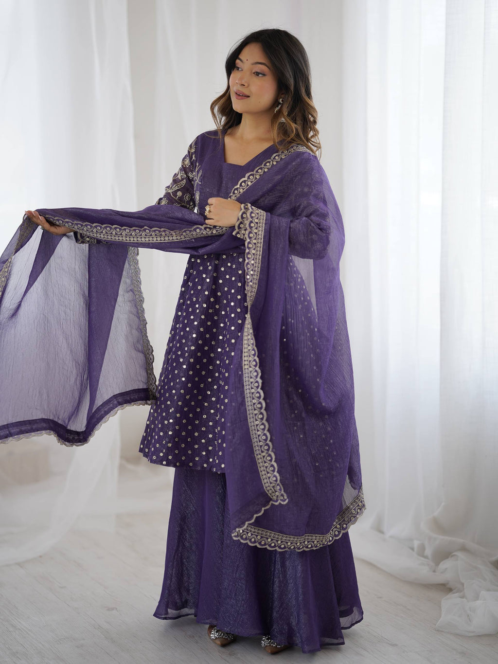 Navira Shine Sharara Set