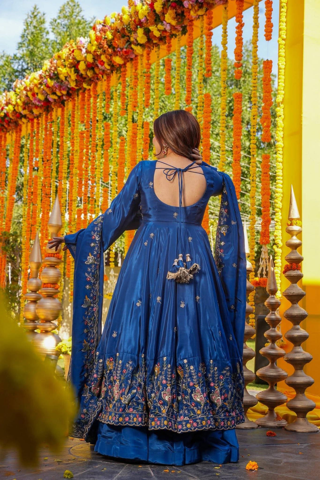 Bluvara Wedding Wear Anarkali Set