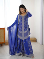 Aarohi Shaded Palazzo Set
