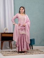 Zarevia Chinnon Code Sharara Set