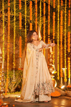 Chandrika Floral Organza Anarkali Suit Set