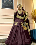 Meherza Luxe Crepe Lehenga Set