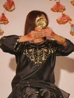 Alina Japan Satin Embroidered Farshi Set