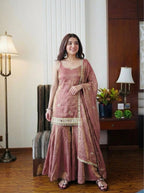 Jassica Sea Green Sharara Set