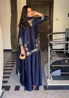 Zivara Bids Luxe Sharara Set