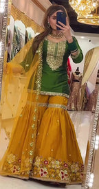 Zenvira Glam Sharara Set