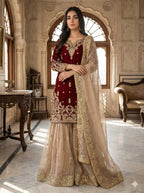 Azirra Dori Spark Sharara Set