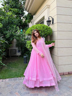 Zyrelia Georgette Palazzo Suit Set