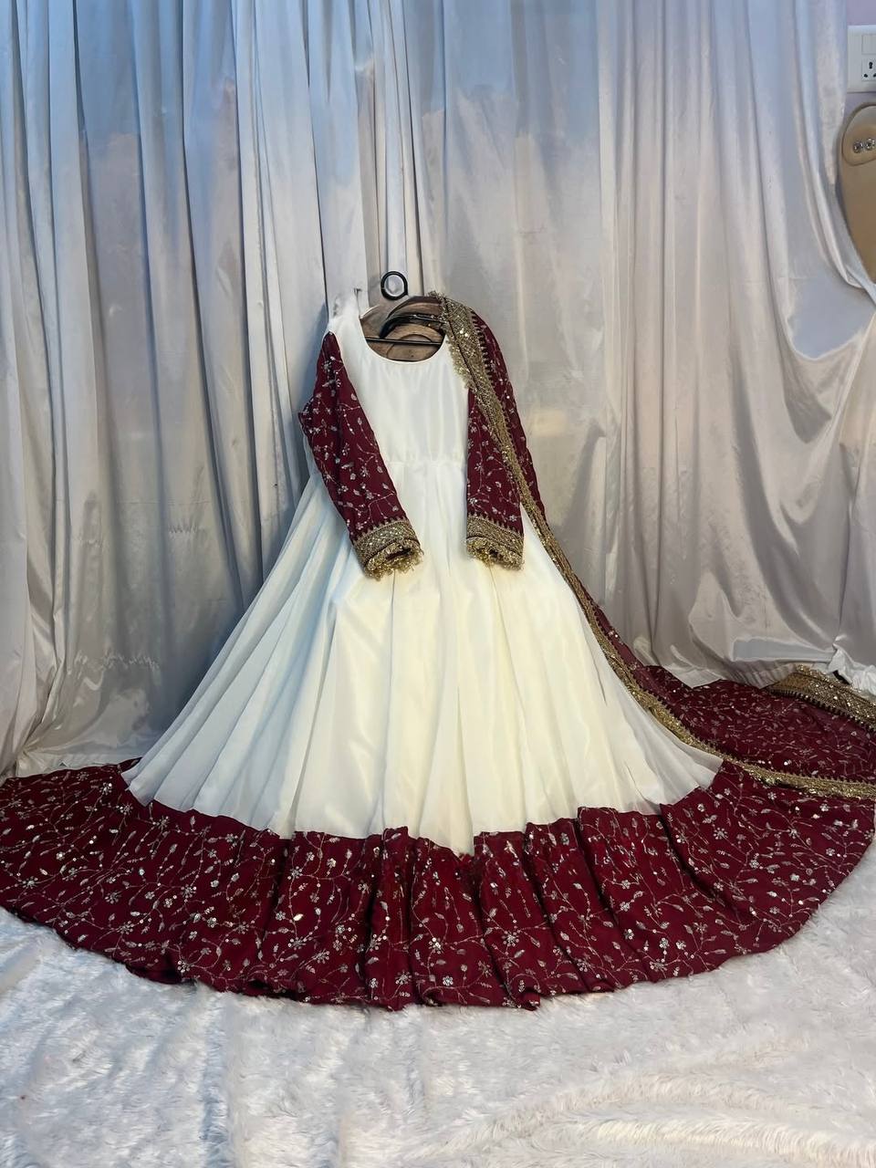 Ruhzaar Heavy Embroidered Anarkali Set