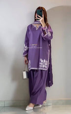 Zoya Roman Cotton Farshi Salwar Set