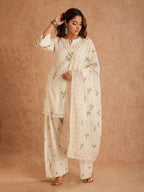Noor Cotton Silk Embroidered Farshi Set