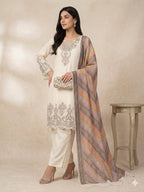 Hridya Sequence Embroidered Straight Kurta Set