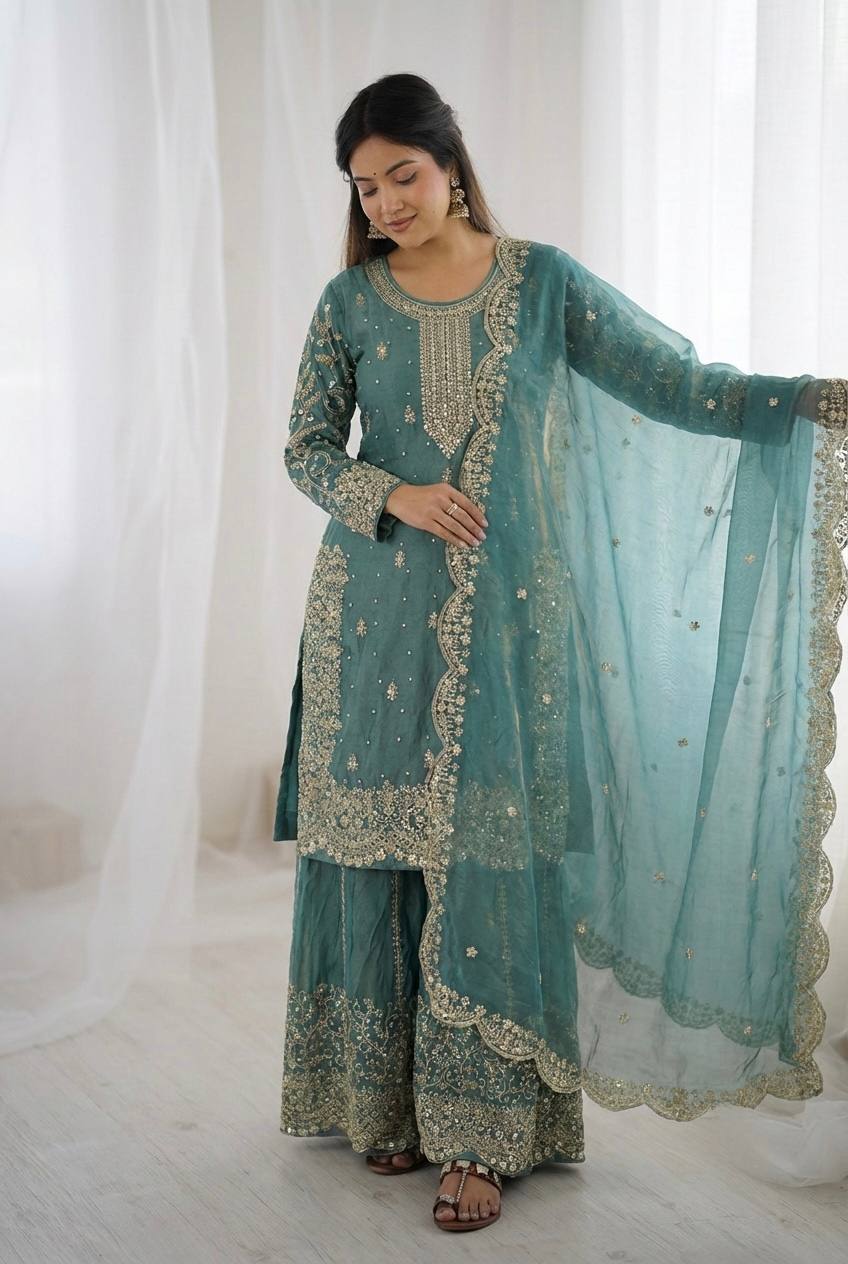 Arelia Code Luxe Palazzo Set