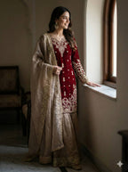 Azirra Dori Spark Sharara Set