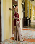 Velnira Dori Glow Sharara Set