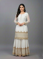 Zarvisha Georgette Potli Sharara Set