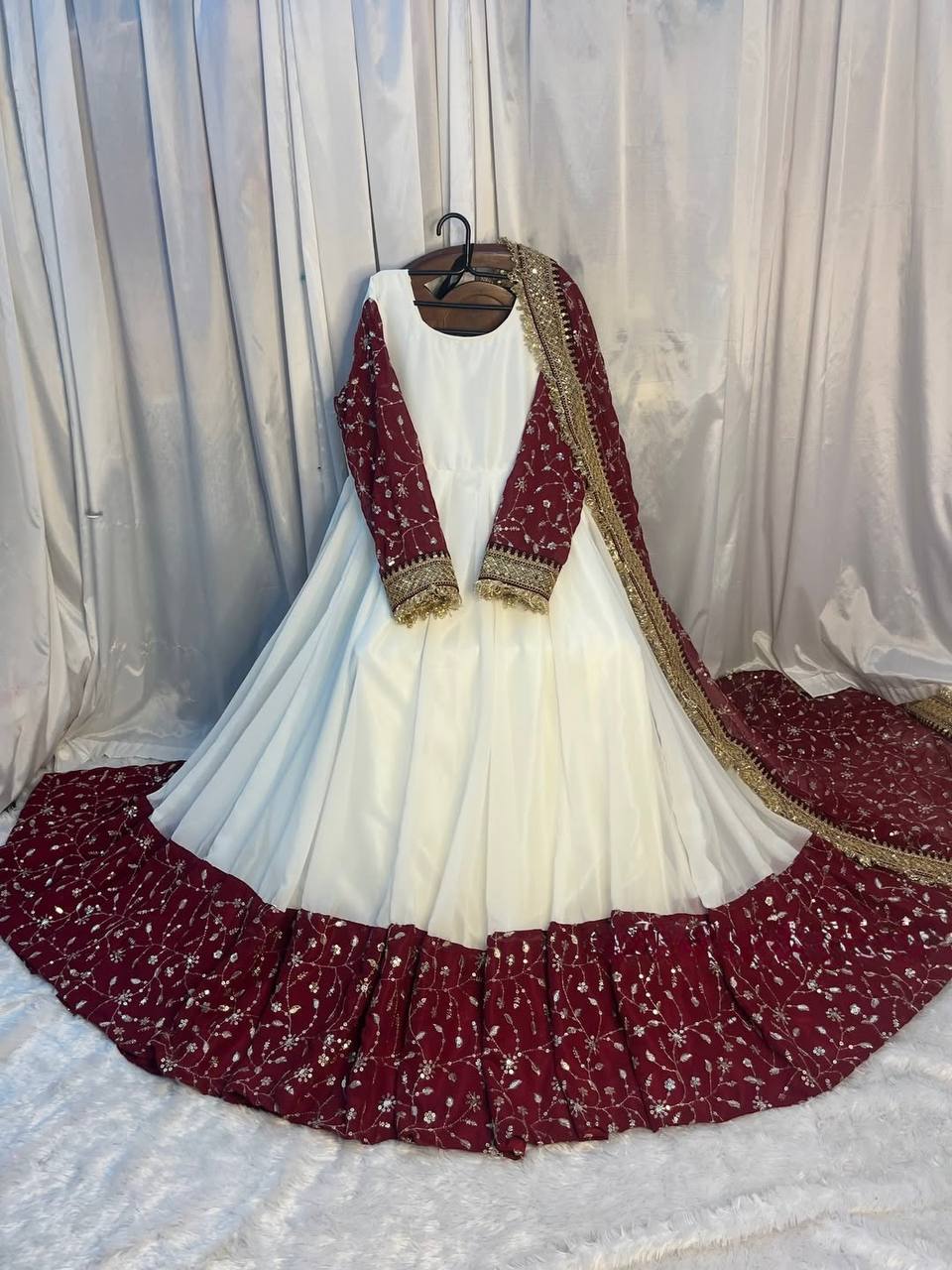 Ruhzaar Heavy Embroidered Anarkali Set