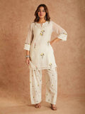 Noor Cotton Silk Embroidered Farshi Set