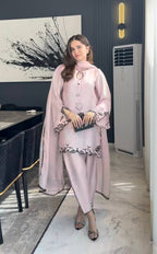 Sanaaya Luxe Crepe Farshi Set