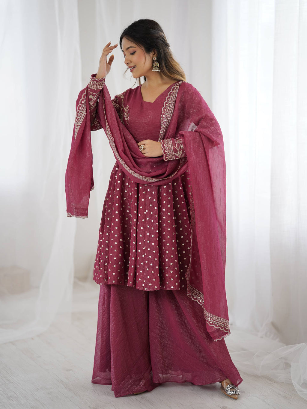 Navira Shine Sharara Set