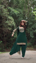 Zenvira Georgette Sequence Patiyala Set