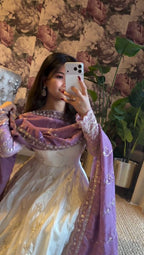 Elvara Star Georgette Anarkali Set