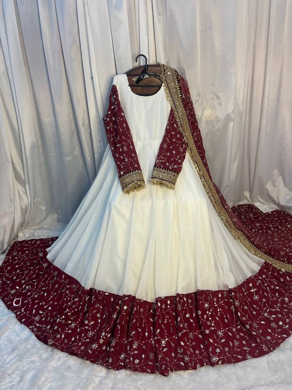 Ruhzaar Heavy Embroidered Anarkali Set