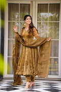 Saira Meher Jimi Choo Graceful Anarkali Suit Set with Lace Dupatta
