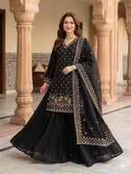 Zehra Luxe Fendy Plazzo Set
