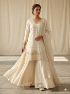 Anaya Ivory Palazzo Set