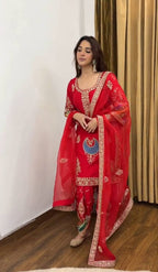 Tavira Crep Shine Suit Set