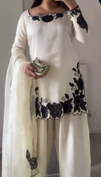 Zareva Fendy Silk Thread Farshi Set