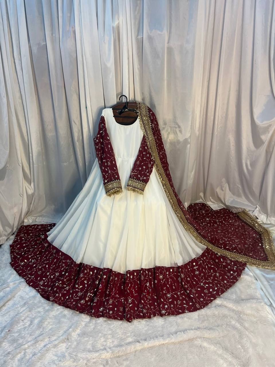 Ruhzaar Heavy Embroidered Anarkali Set