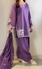Zoya Roman Cotton Farshi Salwar Set