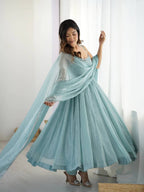 Zehra Glam Crunch Silk Set