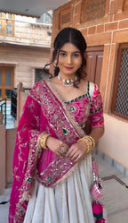 Mahika Roman Silk Heavy Embroidery Lehenga Choli
