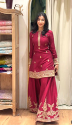 Elviana Thread Luxe Sharara Set