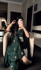 Aafiya Diamond Crep Farshi Set