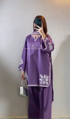 Zoya Roman Cotton Farshi Salwar Set