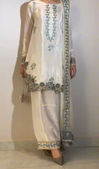 Aaliya Pure Silk Embroidery Farshi Set